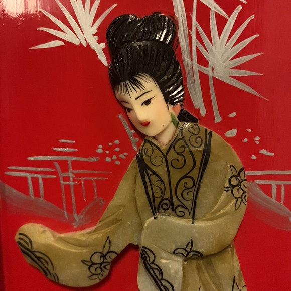 Small Hand Painted Panel Divider 18.5" W x 14" H - Picture 12 of 14